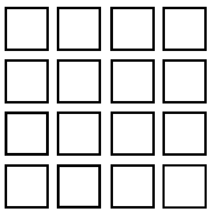 4x4 grid